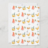 スピリッツを輝かせるカクテルのクリスマスパーティー 招待状 (裏面)