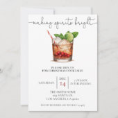 スピリッツを輝かせるクリスマスカクテルパーティー シーズンカード (正面)