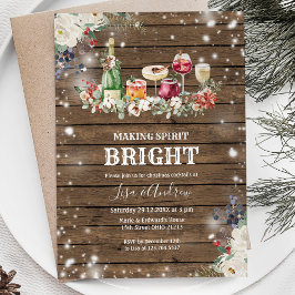 スピリッツを輝かせるクリスマスカクテルパーティー 招待状