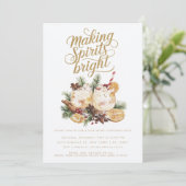 スピリッツを輝かせるクリスマスカクテルパーティー 招待状 (スタンド正面)