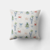 スピリッツを鮮やかな海岸のクリスマスに クッション (裏面)