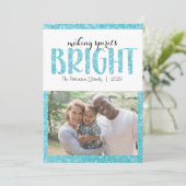 スピリッツを鮮やかな青のクリスマスフラットカードにする (スタンド正面)