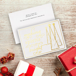 スピリッツエレガントのビジネスを明るくする 箔シーズンカード