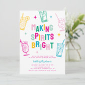 スピリッツカラフルの輝くクリスマスパーティー作り 招待状 (スタンド正面)