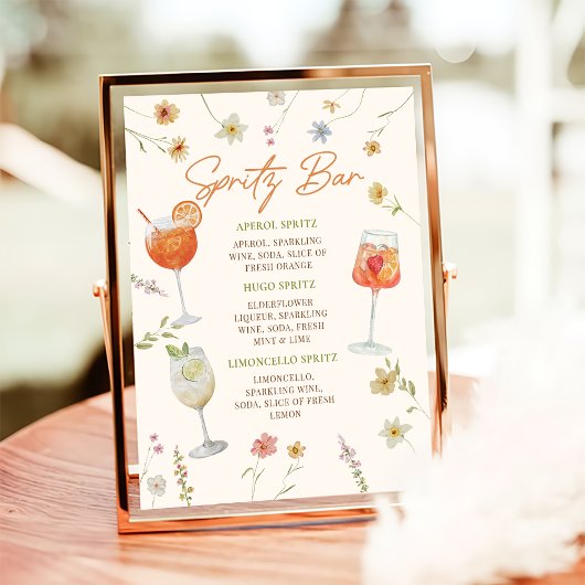 スピリッツバー標識 | アペロル・スピリッツ徴候 ポスター