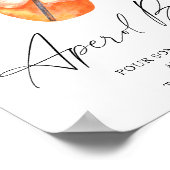 スピリッツブライダルシャワーアペロールバー ポスター (角)