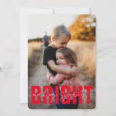 スピリッツモダンのクリスマスを明るくする シーズンカード (正面)