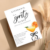 スピリッツ古いオレンジカクテルブラックボウ誕生日 招待状