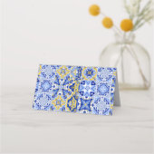 スピリッツ地中海のブライダルシャワーテーブルプレイスカー プレイスカード (裏面)