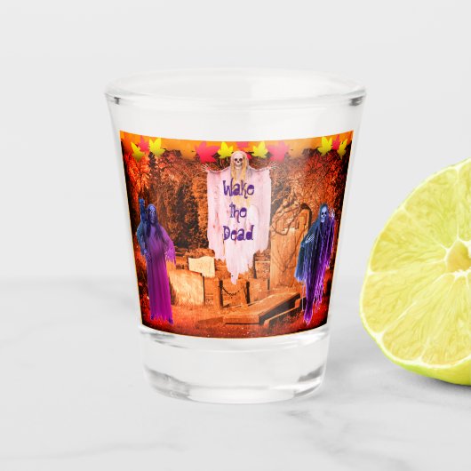 スピリッツ幽霊のよく出るハロウィーン ショットグラス (正面)