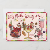 スピリッツ明るい猫クリスマスカクテルパーティー 招待状 (正面)