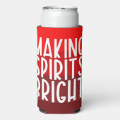 スピリッツ明るい |レッドクリスマスカスタムパーティー スリム缶クーラー (Seltzer裏面)