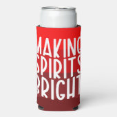スピリッツ明るい |レッドクリスマスカスタムパーティー スリム缶クーラー (Seltzer正面)
