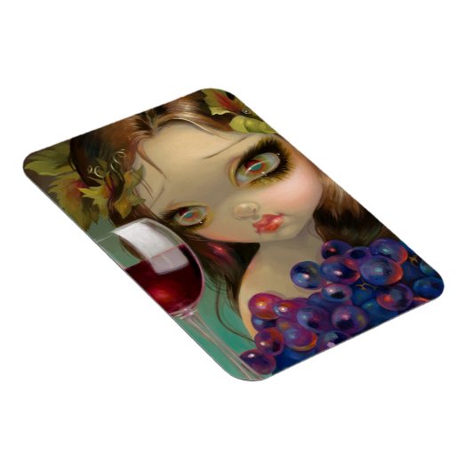 "スピリッツ・オブ・ザ・つる植物：メルロ"フレックス・マグネット マグネット (右側)