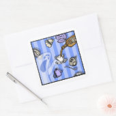 スピリッツ – ポップ・アートのゴシック悪夢シュール漫画 スクエアシール (封筒)