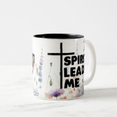 スピリットが私の花を導モダンく ツートーンマグカップ (正面右)