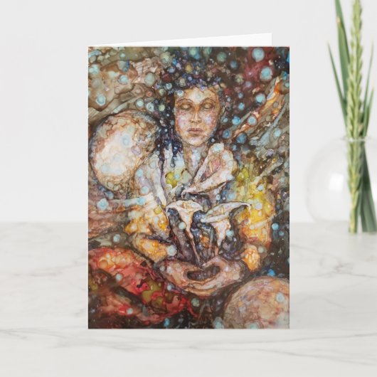 「スピリットとつながる」 サンキューカード (正面)