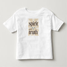 スピリットと真実のクリスチャンベビーTシャツ