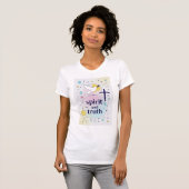 スピリットと真実のクリスチャン女性用Tシャツ Tシャツ (正面フル)