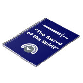 スピリットの剣 – スパイラルフォトノートブック ノートブック (左側)