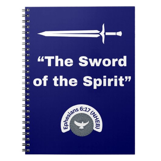 スピリットの剣 – スパイラルフォトノートブック ノートブック (正面)