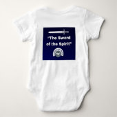 スピリットの剣 – ベビージャージーBodysuit ベビーボディスーツ (裏面)