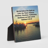 スピリットの高揚サンセットフルーツデザイン フォトプラーク (正面)