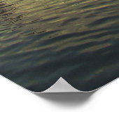 スピリットの高揚サンセットフルーツデザイン ポスター (角)