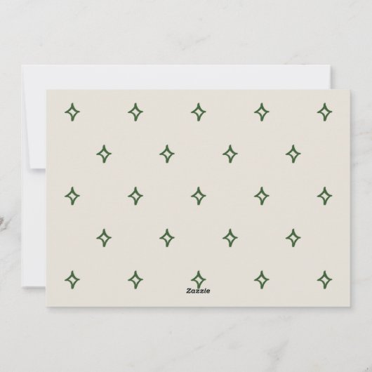 「スピリットを明るく」手書きフォトカード シーズンカード (裏面)