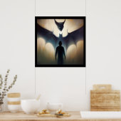 スピリットアニマルこうもり1 ポスター (キッチン)