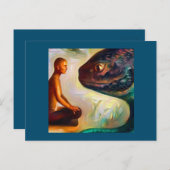 スピリットアニマルアナコンダ1 ポストカード (正面/裏面)