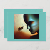 スピリットアニマルアリ1 ポストカード (正面/裏面)