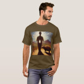 スピリットアニマルアルマジロ2 Tシャツ (正面フル)