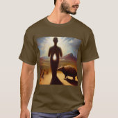 スピリットアニマルアルマジロ2 Tシャツ (正面)