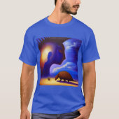 スピリットアニマルアルマジロ3 Tシャツ (正面)