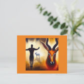 スピリットアニマルアンテロープ3 ポストカード (スタンド正面)