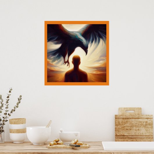 スピリットアニマルイーグル1 ポスター (キッチン)