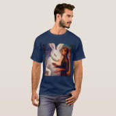 スピリットアニマルウサギ1 Tシャツ (正面フル)