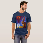 スピリットアニマルウサギ3 Tシャツ (正面フル)