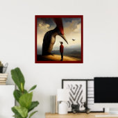 スピリットアニマルウッドペッカー1 ポスター (ホームオフィス)