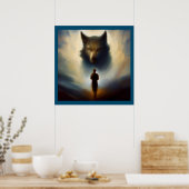 スピリットアニマルウルフ2 ポスター (キッチン)