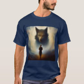 スピリットアニマルウルフ2 Tシャツ (正面)
