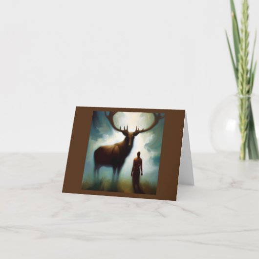 スピリットアニマルエルク1 カード (正面)