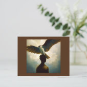 スピリットアニマルオスプレイ1 ポストカード (スタンド正面)