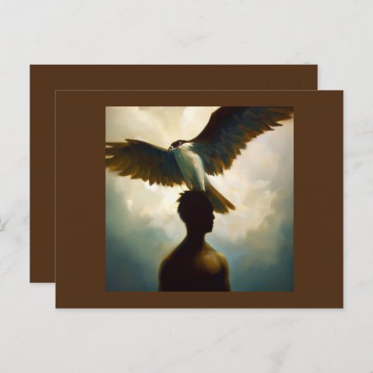 スピリットアニマルオスプレイ1 ポストカード (正面/裏面)