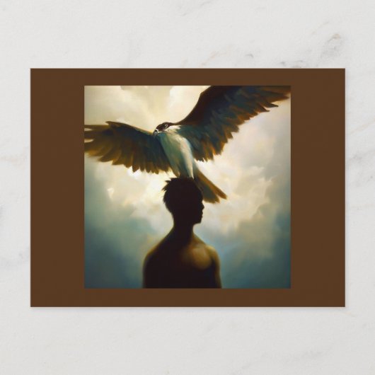 スピリットアニマルオスプレイ1 ポストカード (正面)