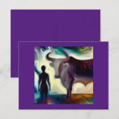 スピリットアニマルオックス3 ポストカード (正面/裏面)