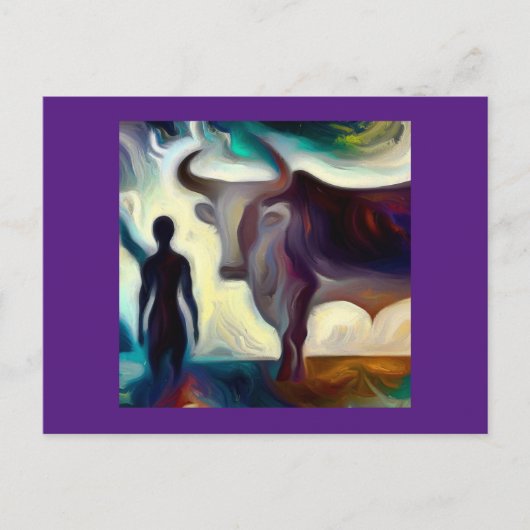 スピリットアニマルオックス3 ポストカード (正面)