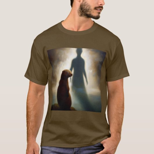 スピリットアニマルオッター1 Tシャツ (正面)