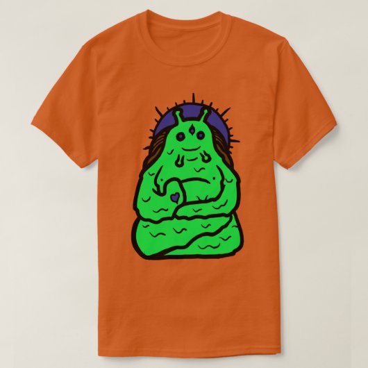 スピリットアニマルカタツムリ Tシャツ (デザイン正面)
